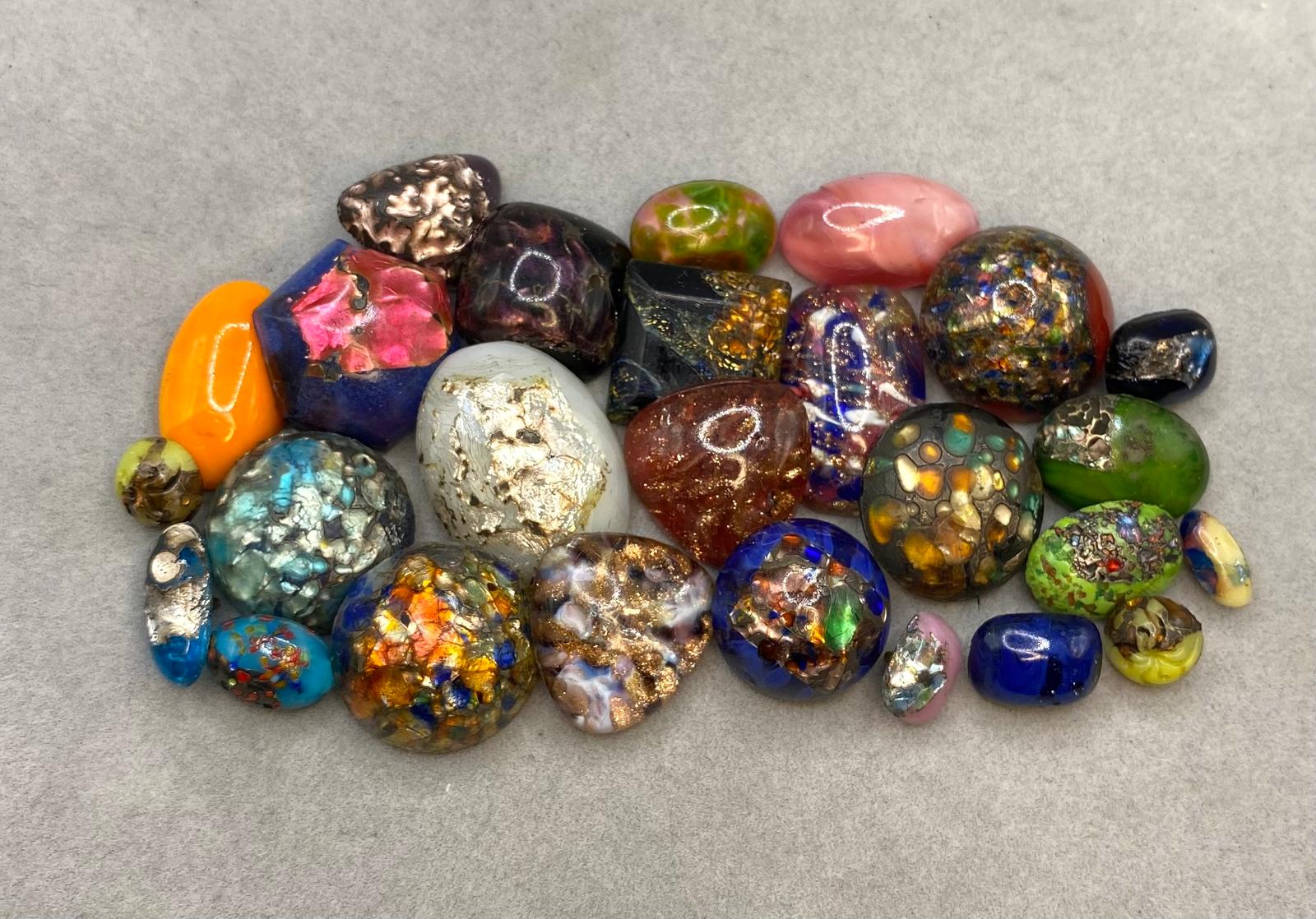 Leo Popper Glass antique buttons