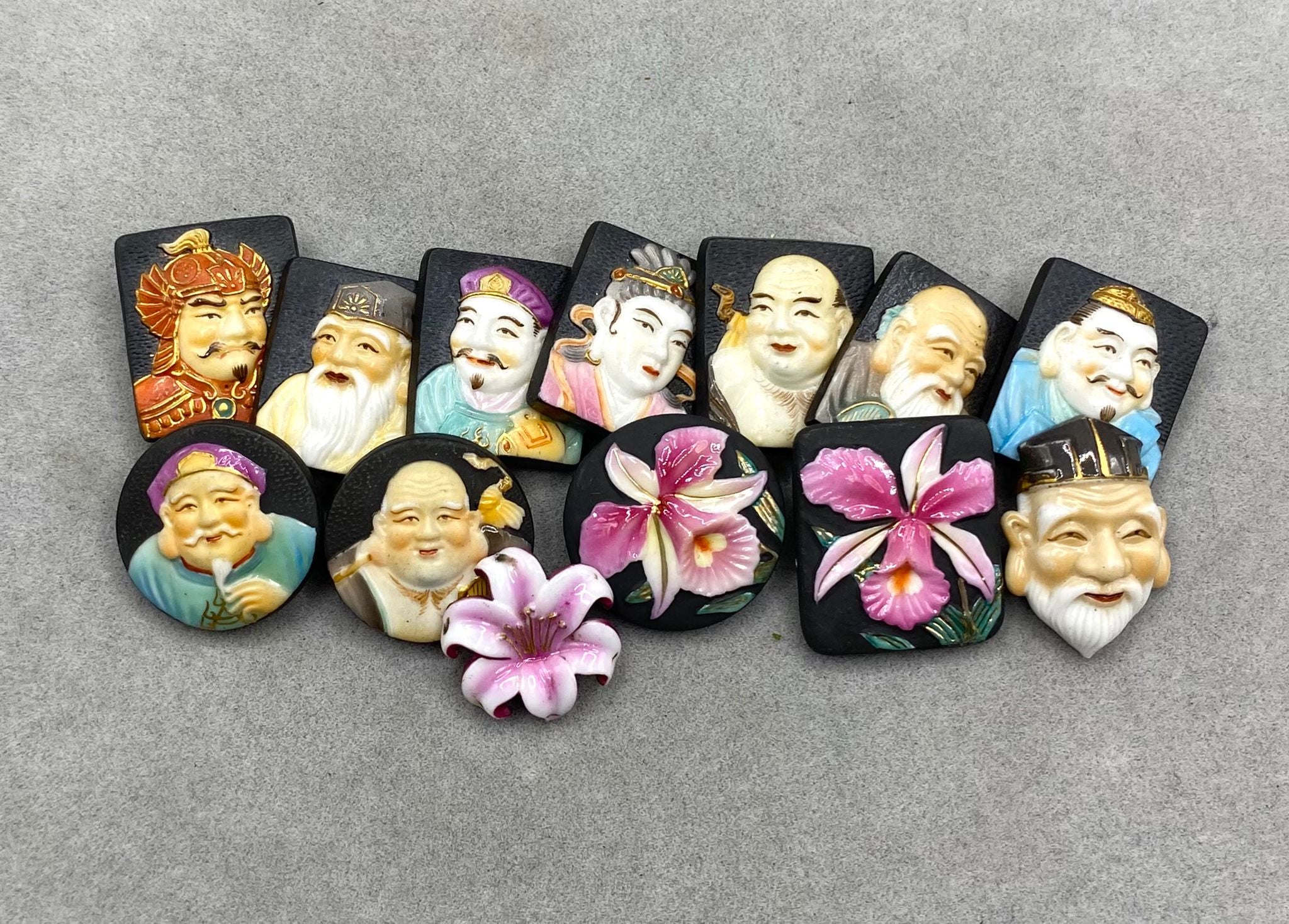 Arita & Toshikane antique buttons